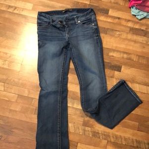 Express Barely Boot Stella Low Rise Size 8 Long